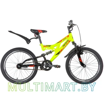 Детский велосипед Novatrack Shark 20SS1V.SHARK.GN20 (зеленый, 2020)
